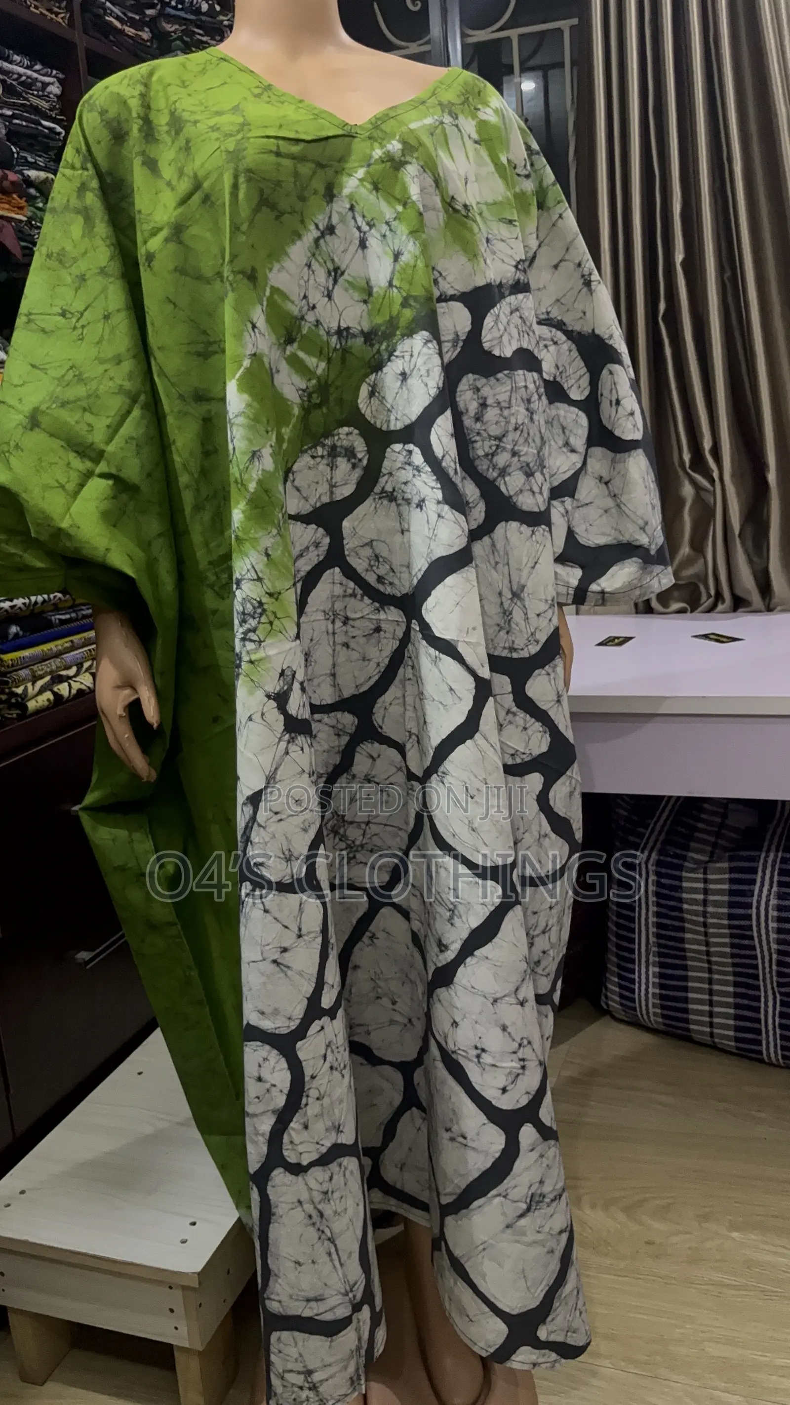 Flowy Adire Boubou