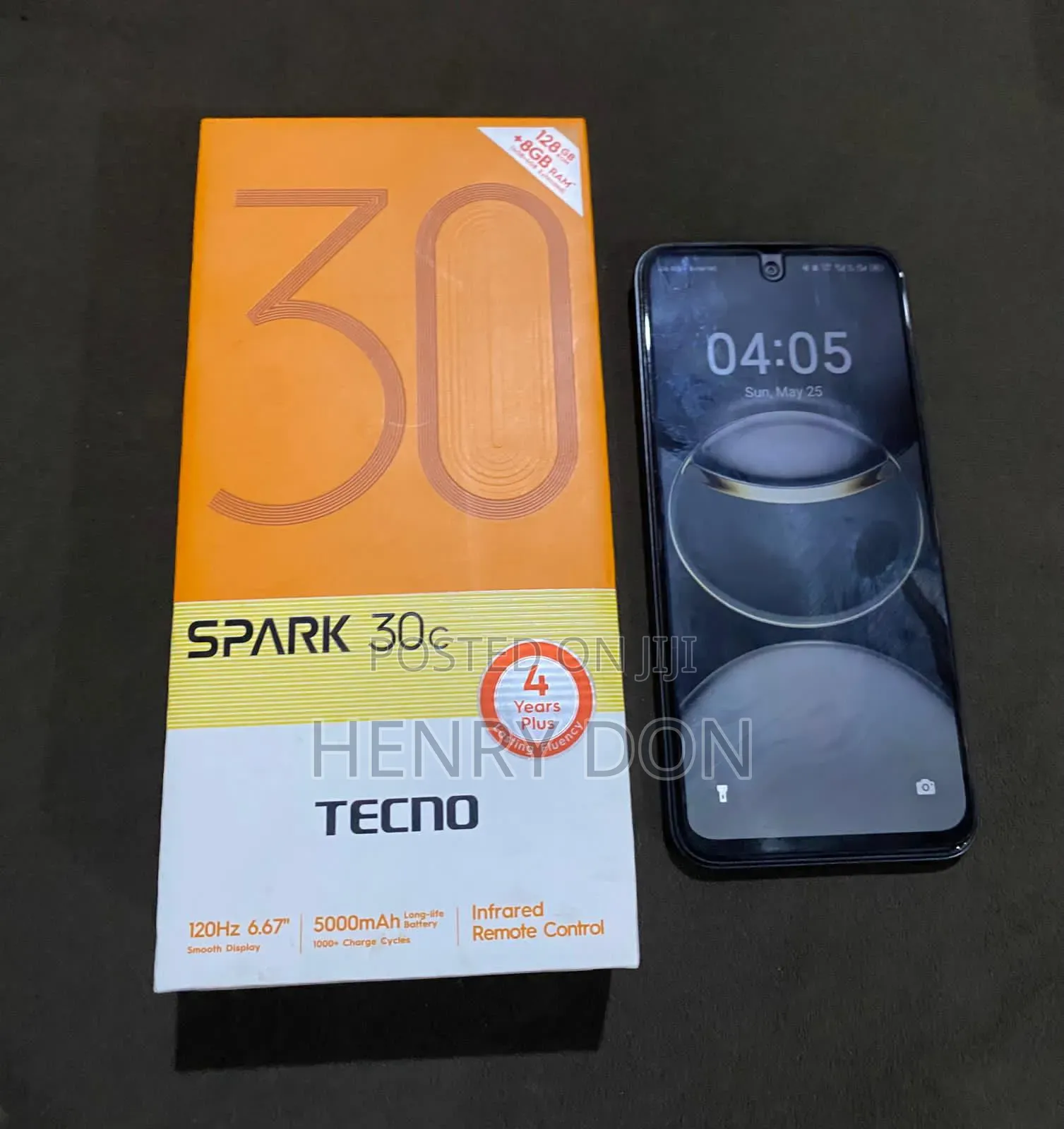 Tecno Spark 30C 128 GB Black