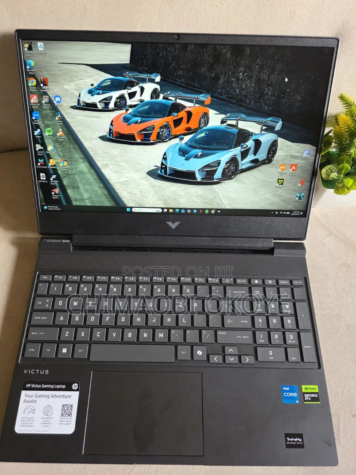 Laptop HP Victus 15 16GB Intel Core i5 SSD 512GB
