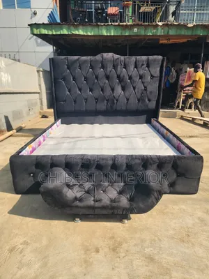 6by6 Upholstery Padded Bed Stand With Footrest