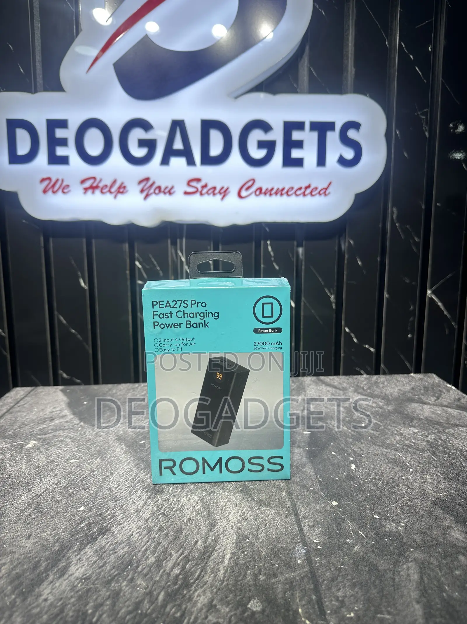 Romoss, 65w, 27,000mah. Pea 27s Pro