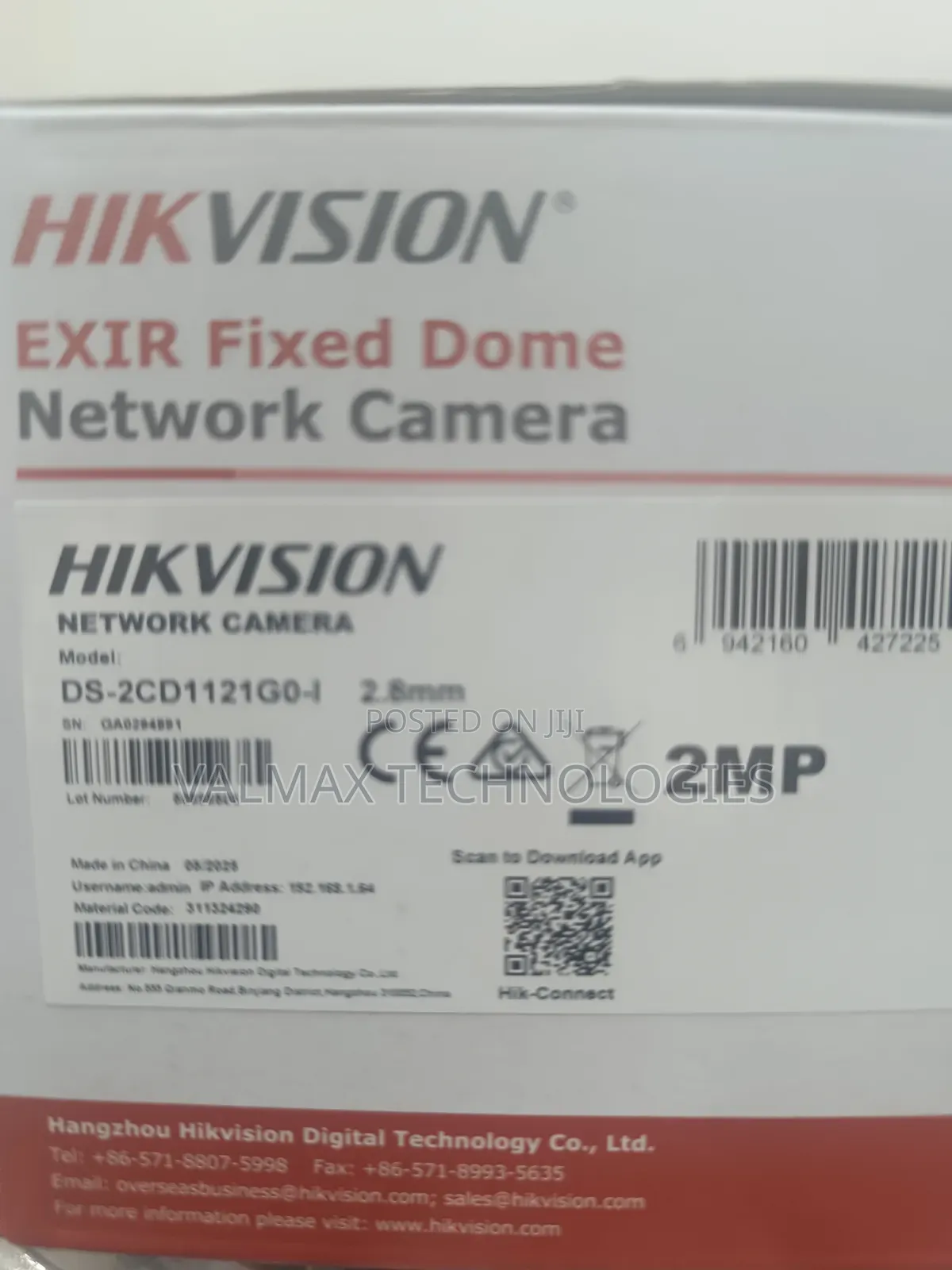 Hikvision 2mp Dome Ip Camera