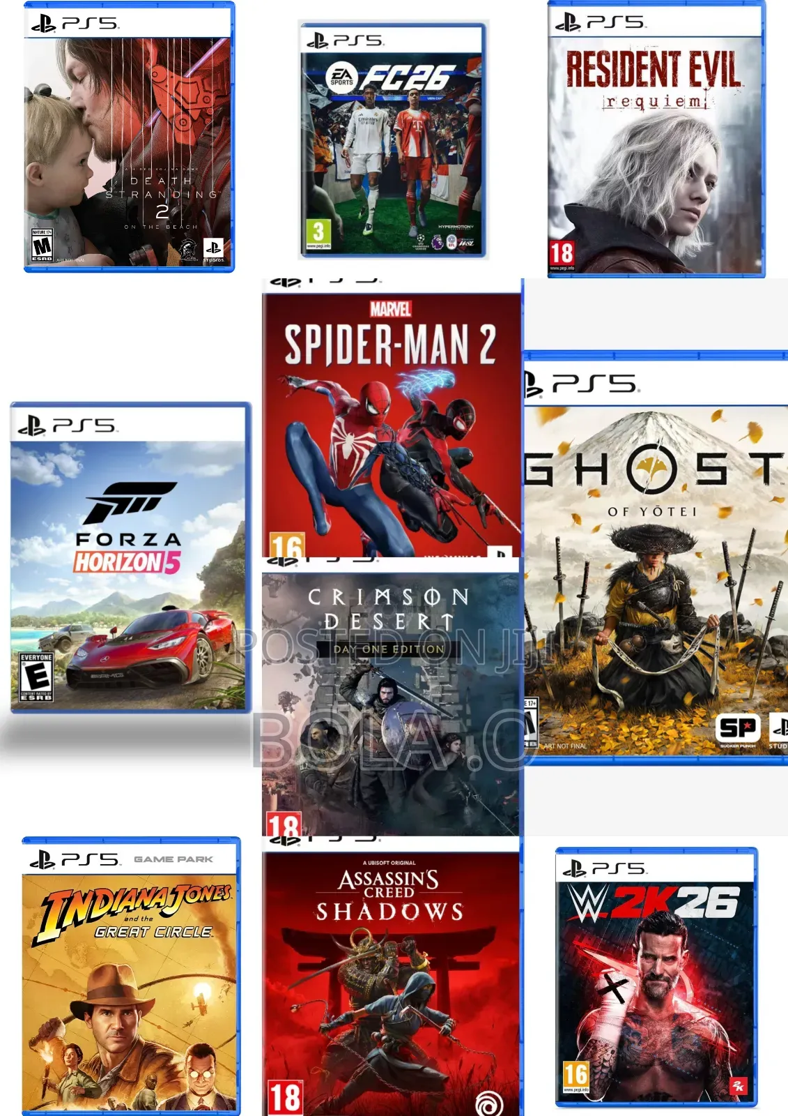 Ps5 Games for Hacked Playstation 5