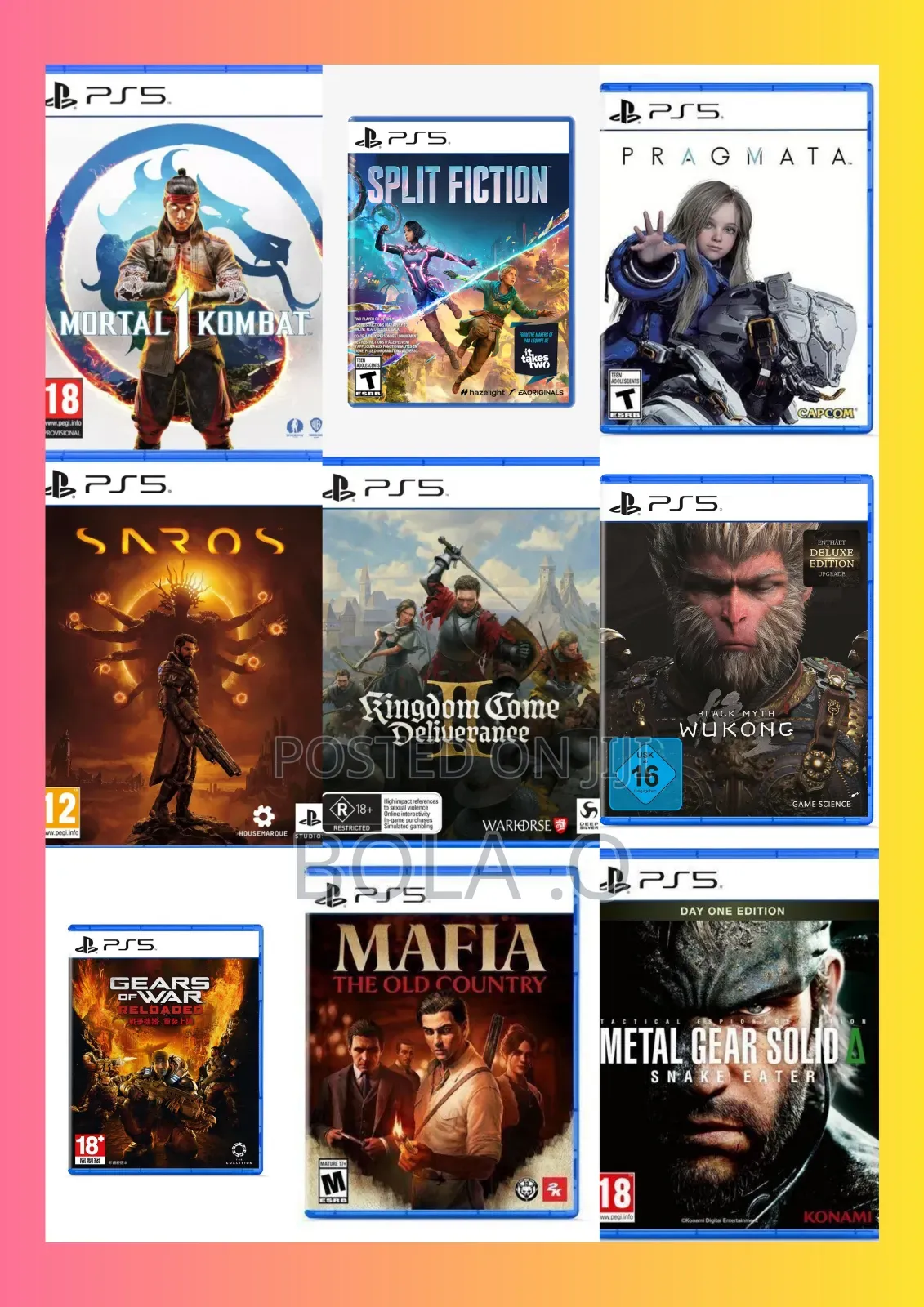 Ps5 Games for Hacked Playstation 5