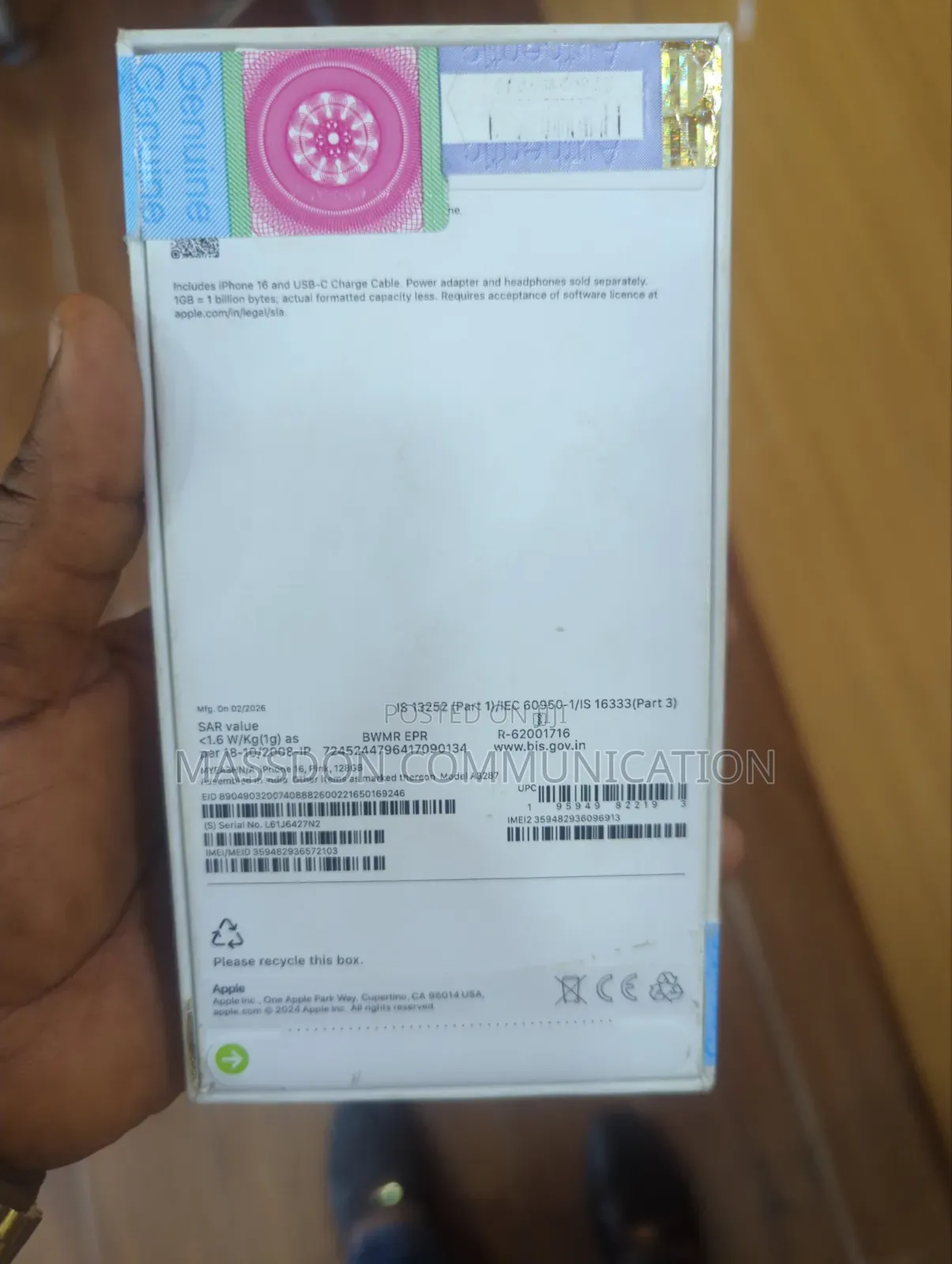 New Apple iPhone 17 Pro 512 GB Blue