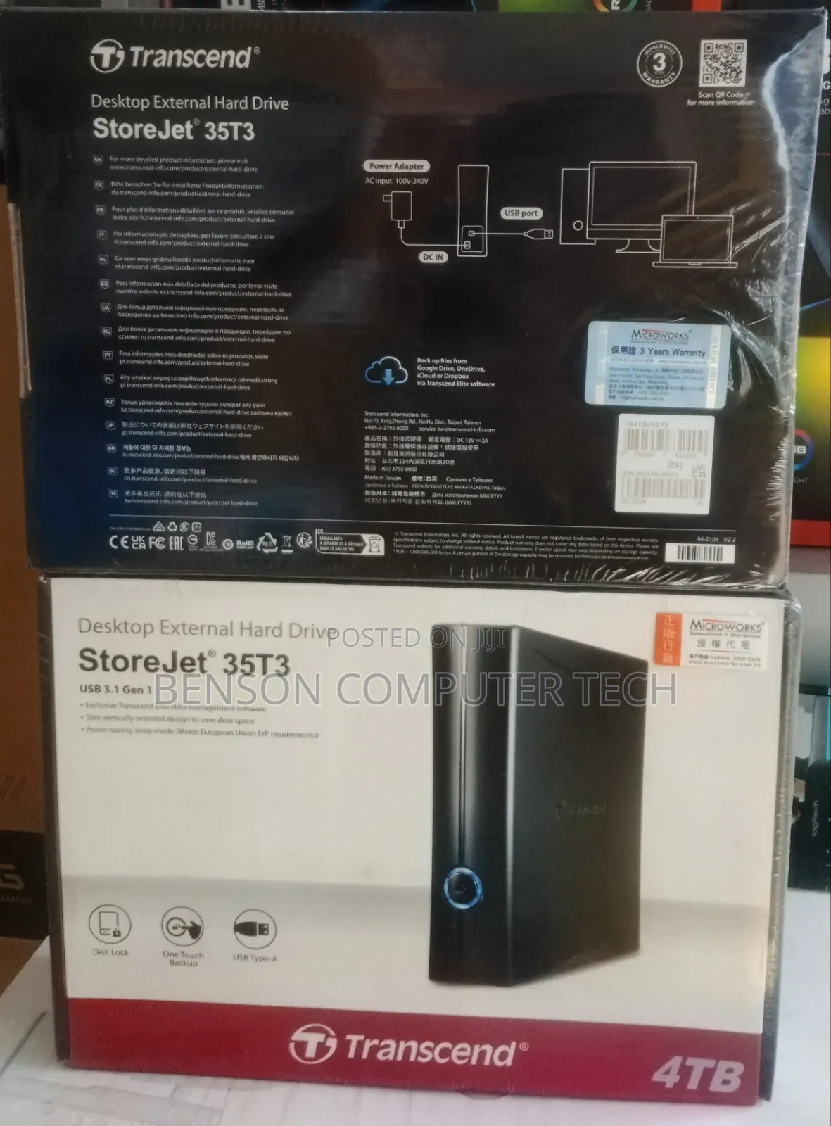 Transcend Storejet 35t3 4 Tb