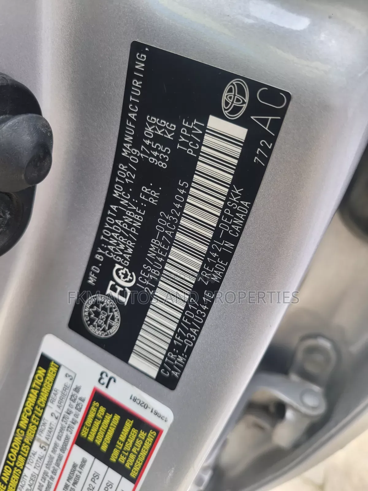 Toyota Corolla 2010 Silver