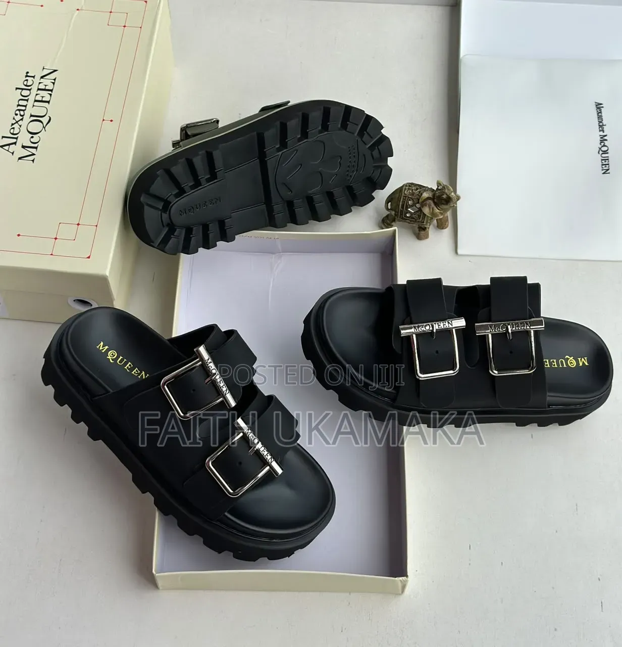 Luxury Alexander McQueen Double Strap for Men