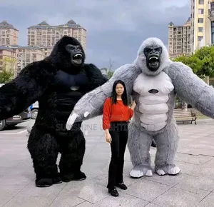 Gorilla Costume Black and Ash Color Available