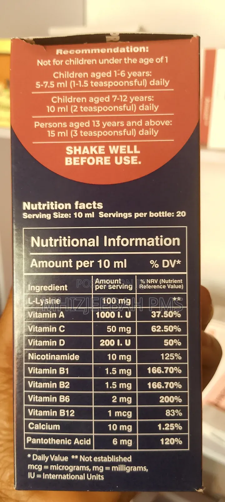Supramult Junior Multivitamin Syrup
