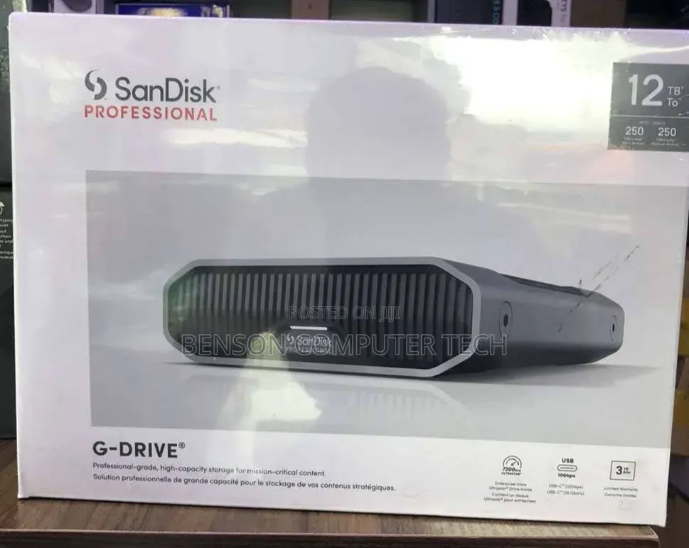 Sandisk Professional G-Drive 12 Tb