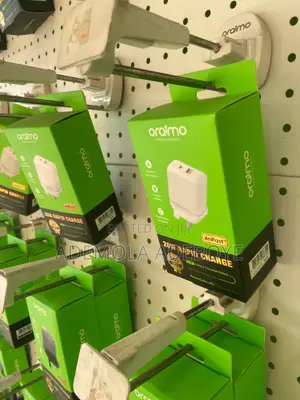 Oriamo 20w Power Cube 201 Charger+ Free Cable|Dual Port Fast Chargr