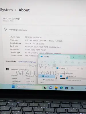 Laptop Dell Latitude 7430 32GB Intel Core i7 SSD 1T