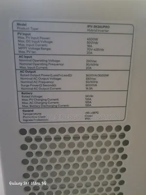Itel 3kva/24v Hybrid Inverter