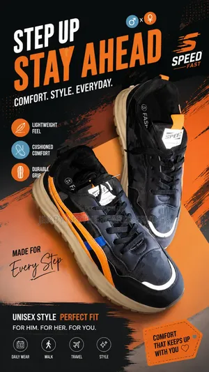 Fashionable Unisex Speed Canvas - S43