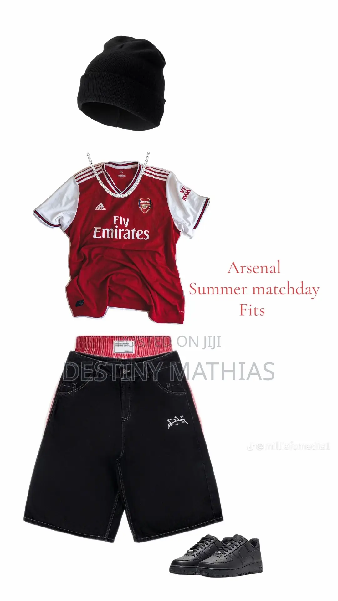 Clean Jersey and Jorts Available in Different Size