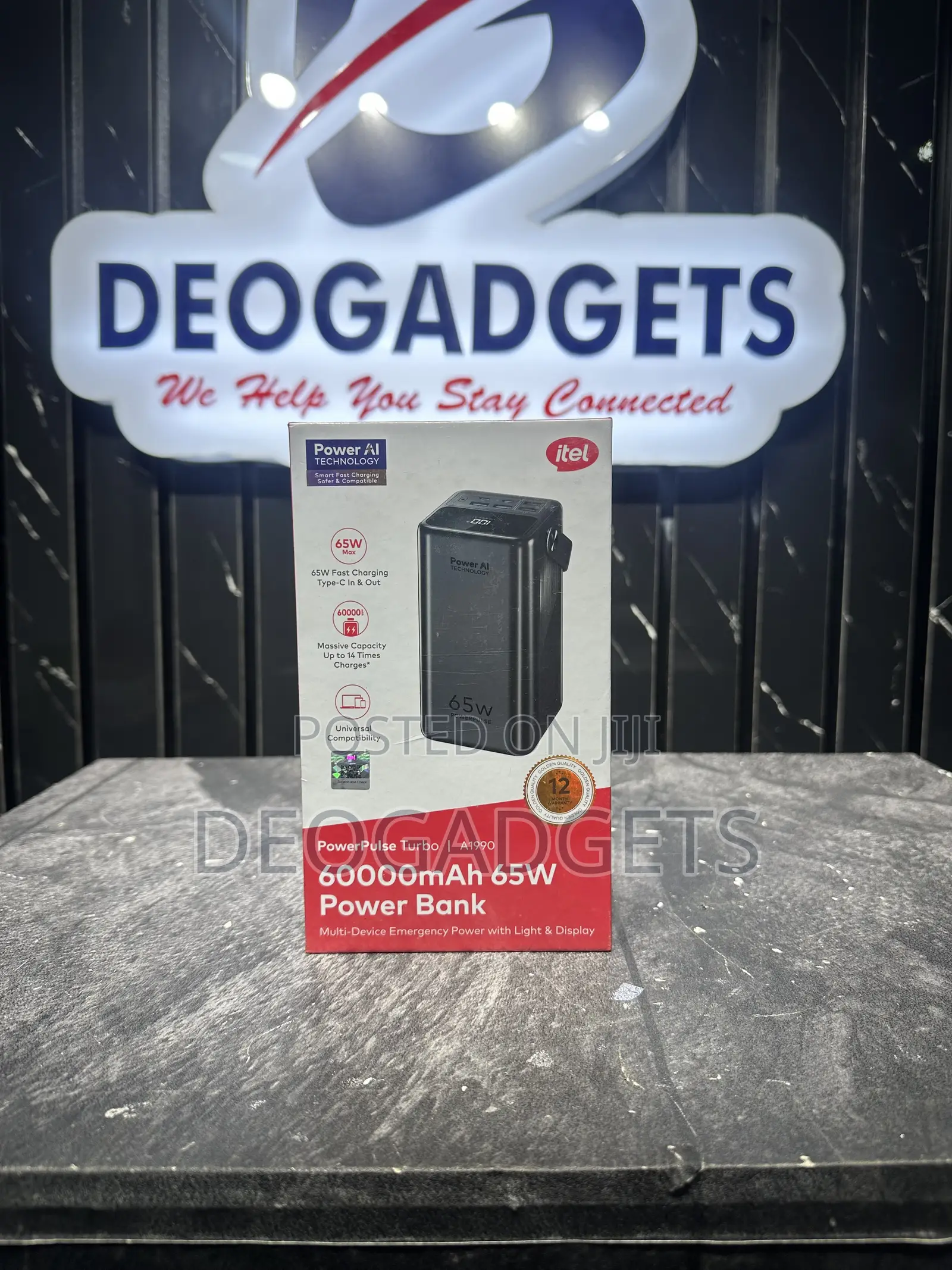 60,000mah, 65w Powerbank