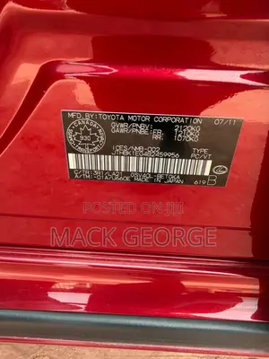 Lexus ES 350 2012 Red