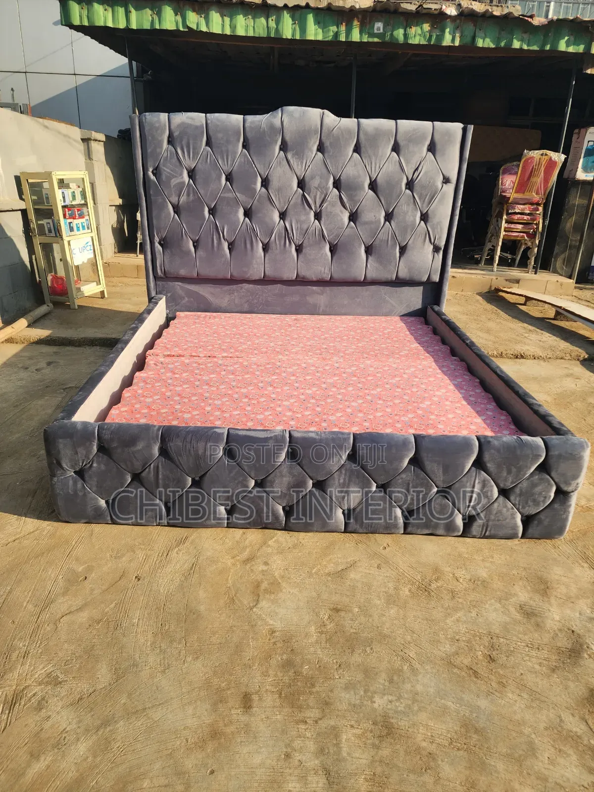 Quality 6by6 Grey Bed Frame