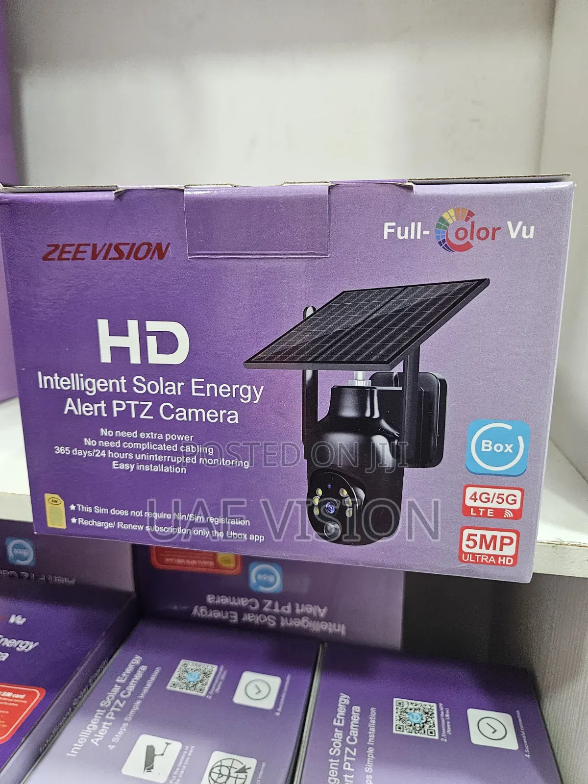 Ubox Sign Lens Solar Camera 5mp