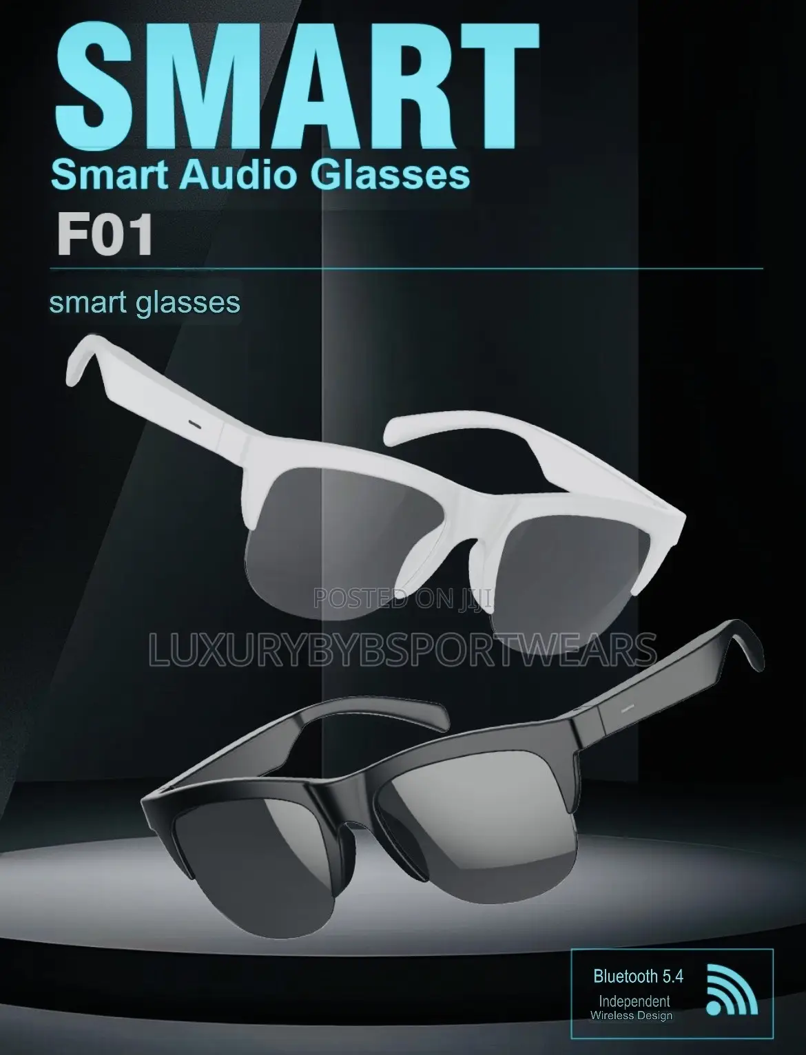 F01 Smart Wireless Bluetooth Glasses