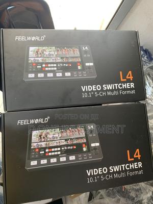 Feelworld L4 Multi Camera Video Switcher 5 Channels Sdi/Hdmi