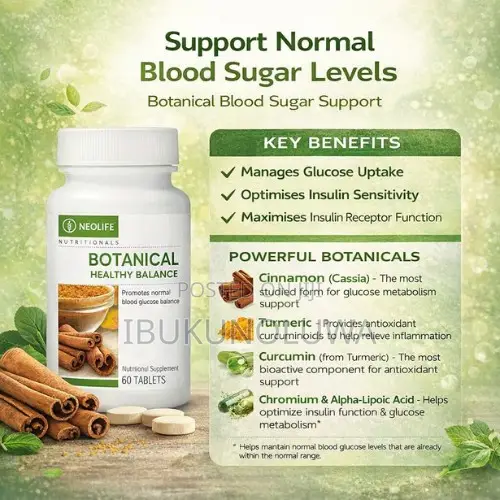 Botanical Healthy Balance 60 Tablets Blood Sugar Support