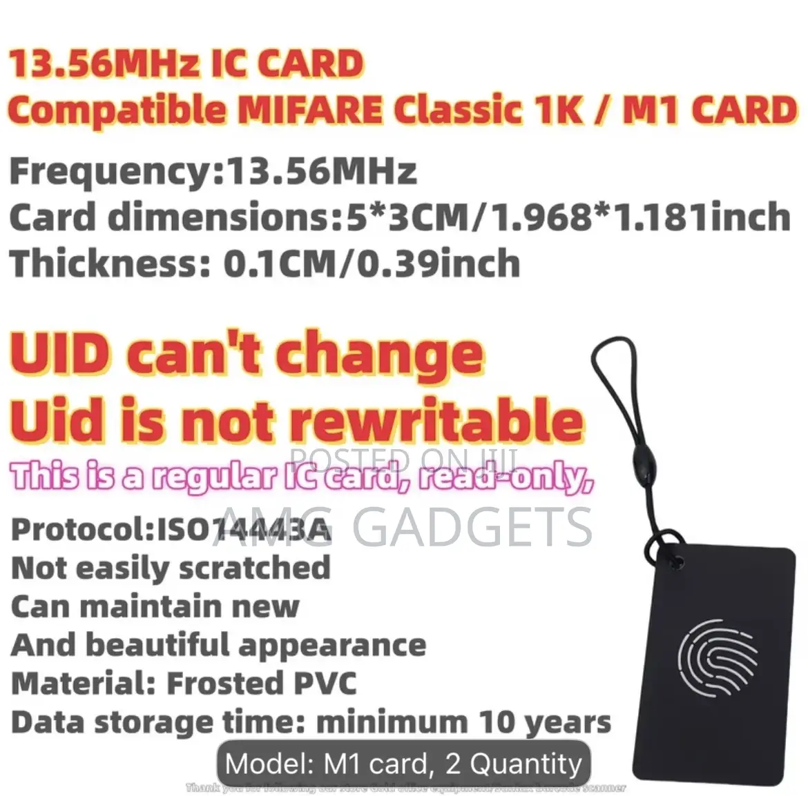 Smart Lock Ic M1 Card