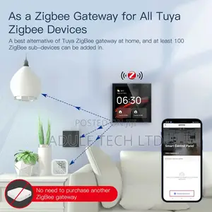 4” Tuya Smart Touch Screen Switch and Built-in Audio Amplifier