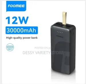 Foomee 30000mah, Power Bank Ab31 With Type-C Fast Charging