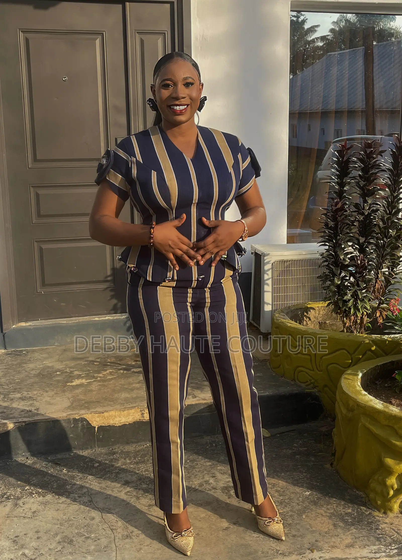 Elegant Asooke Trouser or Skirt Set