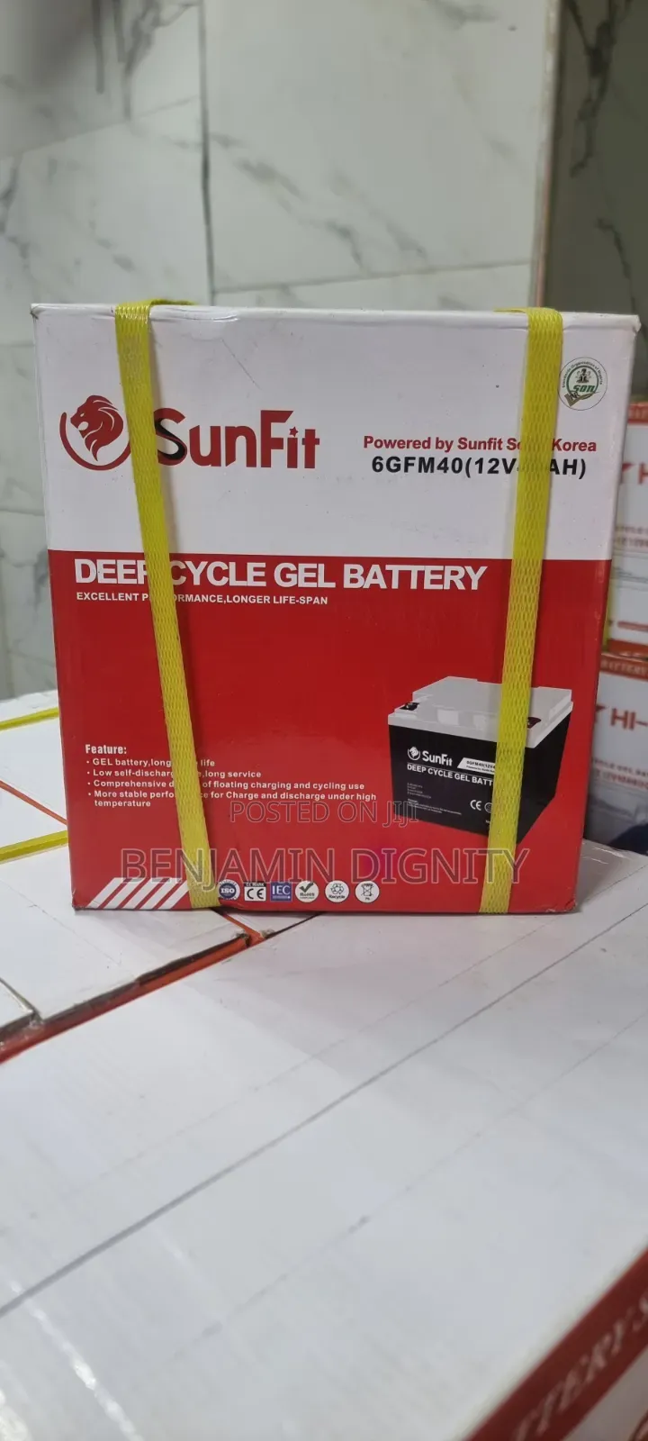 40ah 12v Sunfit Battery