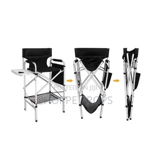 Telescopic Foldable Makeup Chair - Single Tray