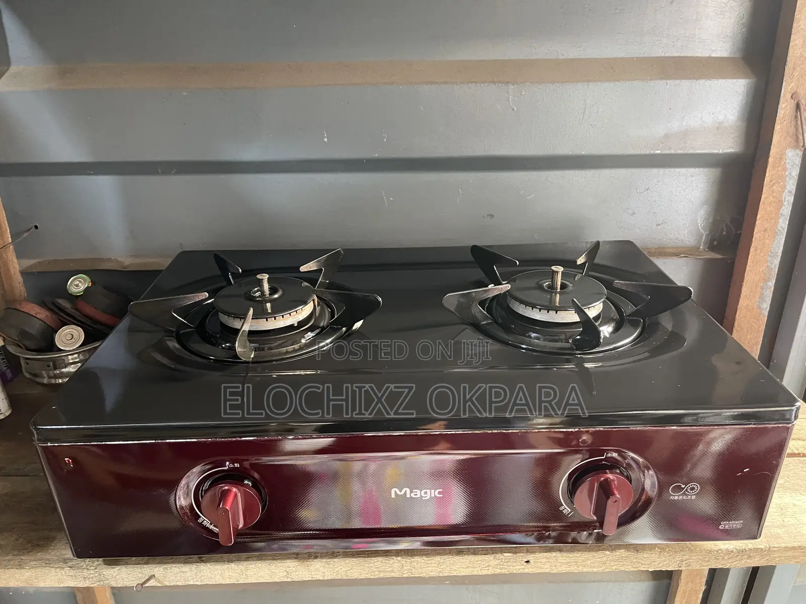 2 Burner Table Top Gas Cooker With Automatic