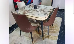 Luxury and Comfort Dining Set With 4 Chairs