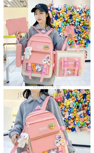 Quality Foreign 5 in 1 School Bag