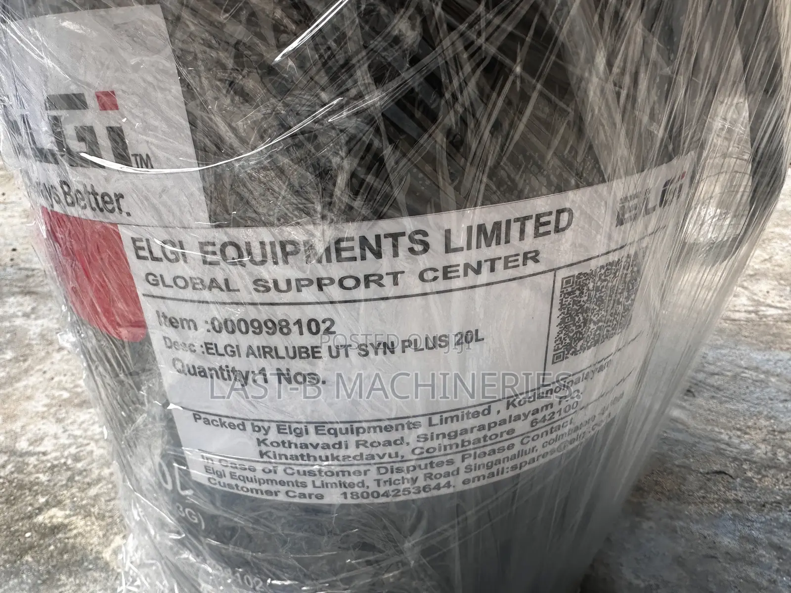 Elgi Screw Compressor Oil.