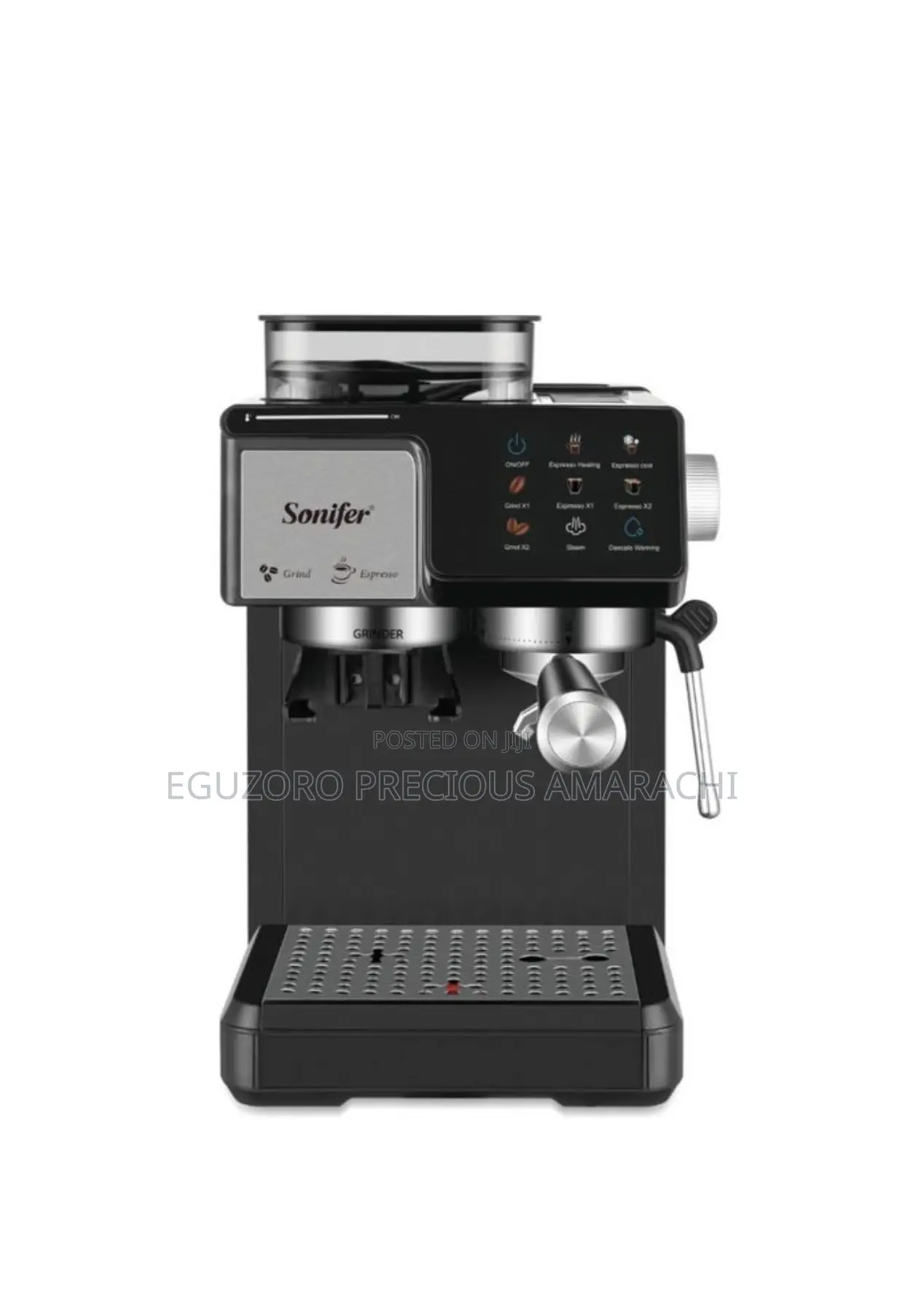 Sonifer 2-in-1 Automatic Espresso Coffee Machine-135w