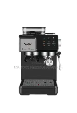Sonifer 2-in-1 Automatic Espresso Coffee Machine-135w