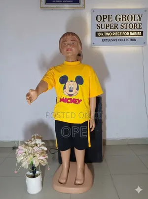 Yellow and Black Two Piece for Kids