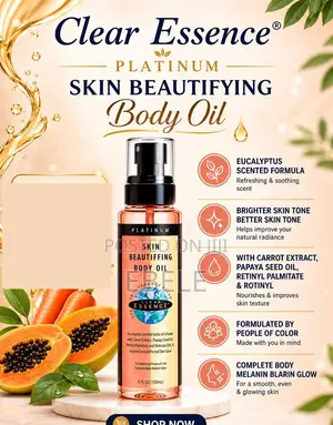 Clear Essence Platinum Specialist Skincare Body Oil