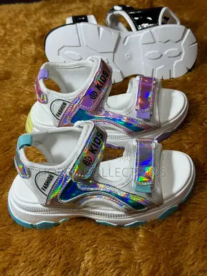 Because Rainbow Kids Sandals