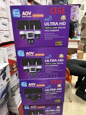 Ubox Three Lens Solar 4g Camera