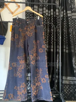Full Flowery Design Fashionsta Male Baggy Jean