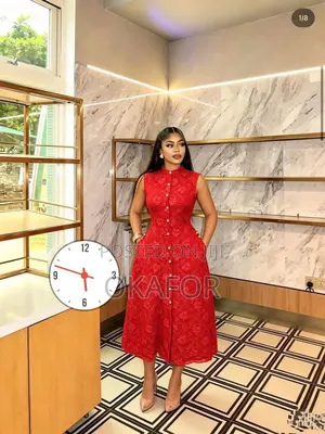 Elegant Sleeveless Button Down Floral Midi Dress