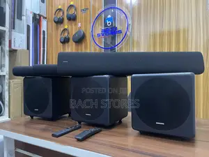 Samsung Hw-S60a Soundbars Paired With Sw500 Wireless Subwoofers