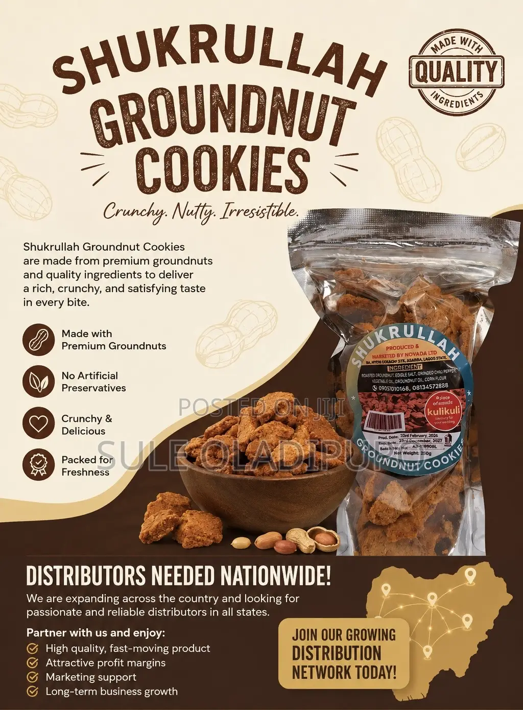 Shukrullah Groundnut Cookies