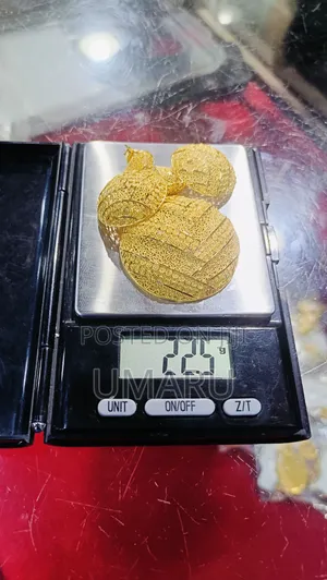22karat Puer Gold Earrings and Pendant