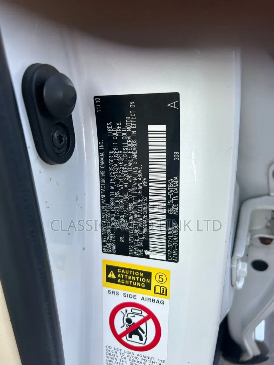Lexus RX 2011 White