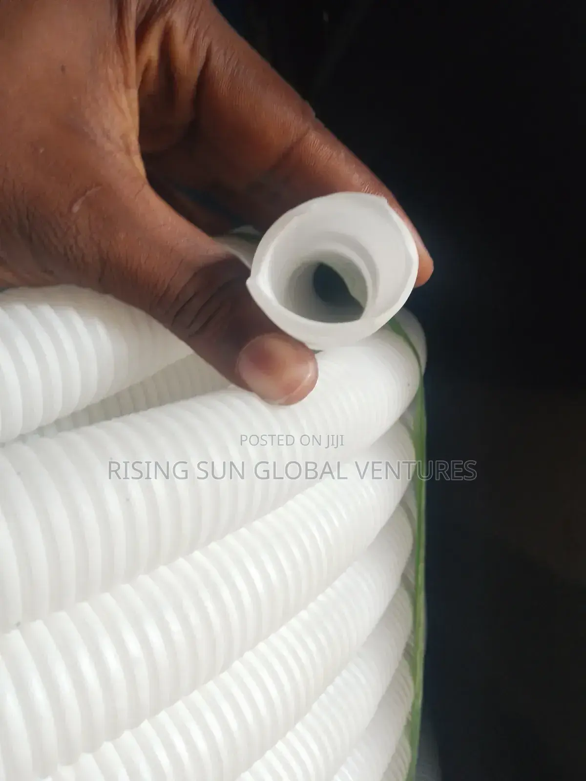 Flexible Conduit Pipe White